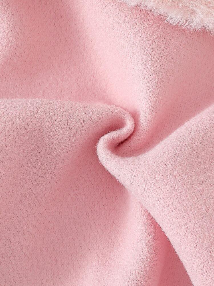 فستان بناتي أنيق وجميل بياقة مستديرة بدون أكمام بتنورة على شكل حرف A من التول مع زخرفة فراشة ثلاثية الأبعاد وكارديجان بأكمام طويلة مزخرف بالأزهار مجموعة من قطعتين، باللون الوردي، مناسب لعيد الحب، عيد الميلاد، الاستخدام اليومي، الربيع والخريف - وردي - مشاهدة 9