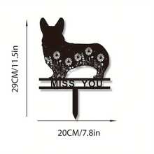 CIFbuy 1pc Garden Decor Animal Outdoor Metal Cute Animal Gardening Ornaments Yard Metal Art Backyard Lawn Decoration Zoo Garden, Suitable For Garden, Garden, Garden Decoration, Holiday Necessities, Birthday Decoration, Century-Old Paint Craftsmanship, High-Quality Materials, Easy To Install, Christmas Decoration