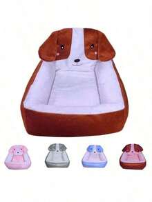 Pet Bed With Soft Dog Headboard S And L Various Colors Immediate Shipping - Multicolor - Ver 2