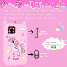 2.8-Inch Touch Screen Kids Smart Phone Toy, Suitable For 3-12 Years Old Girls As Christmas, Birthday, Christmas, Party, Back To School, Thanksgiving, Halloween, Educational Gifts, With Dual Cameras - Multicolor - View 10
