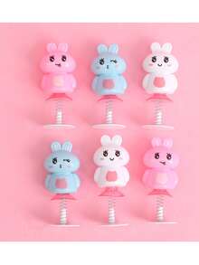 1pc Creative Novelty Cute Cartoon Bouncing Spring Elf Bear Toy, Random Delivery