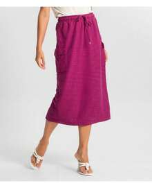 Saia Feminina Midi Endless Roxo - Roxo - Visão 2