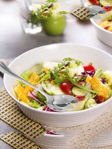 1 pieza/2 piezas/4 piezas Juego de servir ensalada, Juego de cuchara y tenedor de ensalada de acero inoxidable, Cuchara de ensalada, Tenedor de ensalada