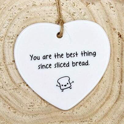 1片装，堪称“切片面包之后最棒的礼物”，送给她的礼物，送给朋友的礼物，感谢礼物，面包礼物，切片面包，圣诞节，秘密圣诞老人