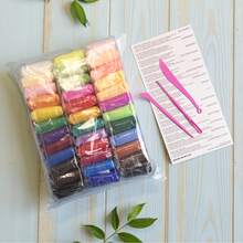 BANAIRE 36 Colors 2 Packs 1 Box Set Children's Air Dry Clay, DIY Magic Clay Kit, Ultra-Light Modeling Clay, Easy-To-Use Air Dry Clay Craft, Christmas Air Dry Clay Set, Ideal Gift For Kids Handmade Clay + Tools, Clay, Air Dry Clay, Polymer Clay, Clay, Dried Clay - Multicolor - View 11