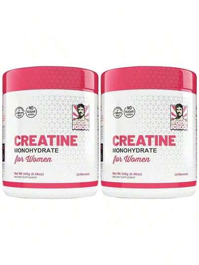 Women's Premium Creatine Monhydrate And Collagen+BCAA Blend-Muscle Support, Hair&Nails Strength, 30 Servings, No Sugar, No Artificial Additives, Dietary Supplement, 8.46oz 1 PCS