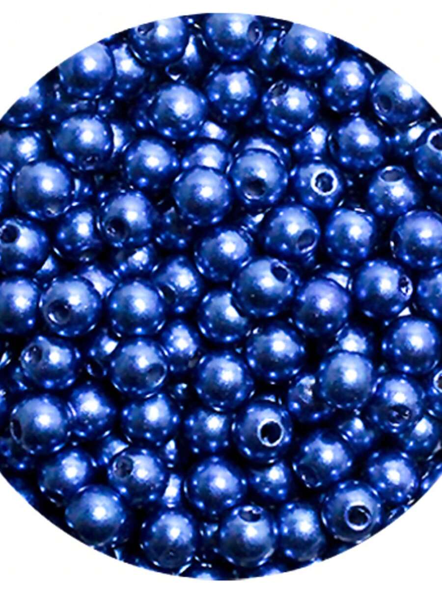 10mm ABS Pearl With Through Hole 125 Units - Crafts - 寶藍色 - 查看 1