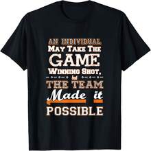 - Motivational Sports Team Building T-Shirt - Black - View 1