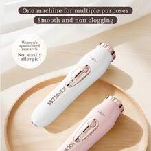 1pc Multi-Function Shaver, 3-In-1 Ladies' Electric Shaver, USB Rechargeable, Smart LCD Display, Underarm Hair Remover, Eyebrow & Nose Hair Trimmer For Home Use - Upgraded Version - View 2