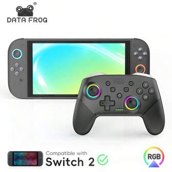  DATA FROG Switch Pro 控制器适用于 Switch/Switch Lite 无线遥控游戏手柄适用于摇杆 Pro 控制器 PC 适用于 Switch OLED