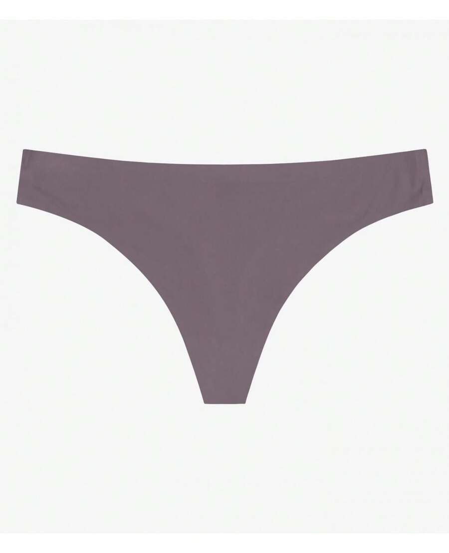 Women's Seamless Thong Panties Select Purple - 紫色 - 查看 1