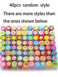 1/10/20/30/40 Stücke Tier-Thema, Ozean-Thema, mit verschiedenen Stilen bunter Stempel, geeignet für Scrapbooks, DIY Basteleien, Geburtstags- und Feiertagsgeschenke, Weihnachtsgeschenke, Geburtstagsparty Kleingeschenke, Weihnachtskleingeschenke, Freundesgeschenke, Klassenraumbelohnungen für Schüler (zufällige Muster)