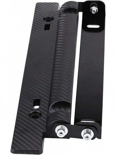 Marcos de Placa de matrícula, Soporte de Montaje de Soporte de Marco de Placa de matrícula de Coche de Fibra de Carbono Ajustable Universal