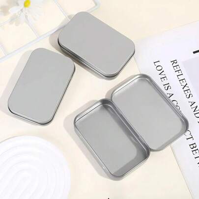 1个金属特大号预卷烟锥收纳盒，保护性收纳盒，可容纳5个预卷烟锥，优质便携式收纳容器，适用于家庭、户外旅行，家居小工具，圣诞节礼物，万圣节礼物