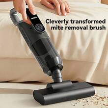 Rechargeable Cordless Handheld Vacuum Cleaner | 2-In-1 Vacuum Mop/ Self-Cleaning, 25mins Runtime –  3 Modes For Hardwood Floor/Rug Car, Cyclone Suction For Effective Dust Collection - Black - View 6
