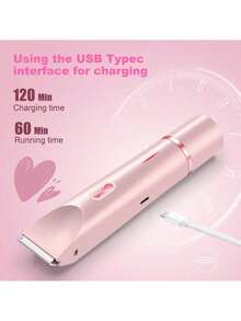 2-In-1 Waterproof Electric Shaver, 400mAh USB Rechargeable, Dual Blade Design For Painless Trimming Of Bikini Line, Face, Armpits And Legs, IPX7 Waterproof, Ceramic Blade, Portable Multi-Functional Shaver For Men And Women, Ideal Gift For Back To School, Valentine's Day And Christmas