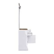 Wardrobe Set With Mirror, Hooks, Drawers And Umbrella Stand. - 白色 - 查看 5