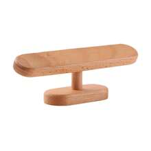 实心胡桃木手表架 - 现代简约风格手表、手镯和项链展示架，经久耐用，防刮擦设计，适合家居或商业装饰，天然纹理表面处理，适用于手表、手镯、项链 - 家居办公室装饰收纳架，多层整理架