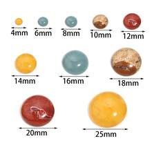 5-10pcs/Pack Natural Stone Gemstone Cabochons, Random Mixed Agate, Jade, Elegant Vintage DIY Jewelry Craft Supplies, Suitable For Necklace, Ring, Bracelet, Jewelry Making, Embellishment