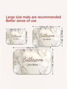 浴室地垫套装，新款地毯，浴室地垫，法兰绒地垫，淋浴地垫，厨房地垫 - 彩色 - 查看 9