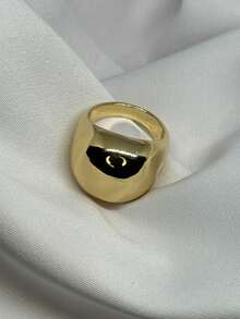 1 Piece Women's Ring Accessories Gold Or Silver Maximalist Modern Bold Fashion Style Sphere Shape Round Contemporary - 金色 - 查看 5