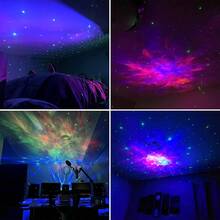 Star Projector Galaxy Night Light Astronaut Space Projector Starry Sky Nebula Ceiling LED Light For Bedroom, Home Decoration, Suitable For Children's Gifts - 星星 - 查看 4