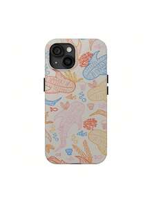Whale Shark Scatter Coral Reef Limited-Edition Phone Case Ocean Sea Phone Case For , Phone Case For  6 To  16 Pro MaxSuitable For IPhone 17 Air - 白色1 - 查看 1