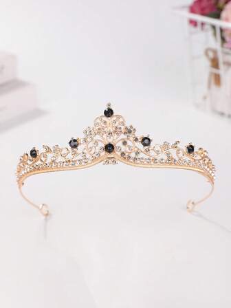 水钻皇冠发箍，新娘发饰，生日/18岁生日/结婚礼物，皇冠，头饰，头饰