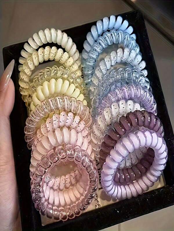 20 kolorowych, serduszkowych opasek na telefon komórkowy z motywem winogron i kokosa w kropki, w stylu mieszanym, idealnych na letnie, wielofunkcyjne opaski, prezenty, podróże, prezenty dla kobiet, artykuły do włosów, prezenty do pończoch