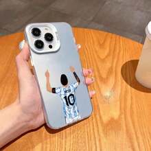 MESSi Football Phone Case For IPhone 12 11 13 14 15 16 Max Pro Plus Mini Silver LMDaser Color Cover2025.1.Halloween Accessories. - z1 - 查看 3