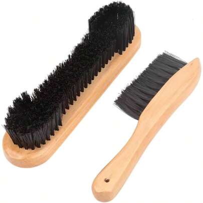 2 Pieces Pool Table Brush, Pool Rail Brush Cleaner Snooker Table Accessories Chess And Cards Leisure Sports