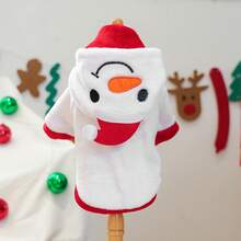 Weihnachts-Schneemann-Flanell-Transformationskostüm