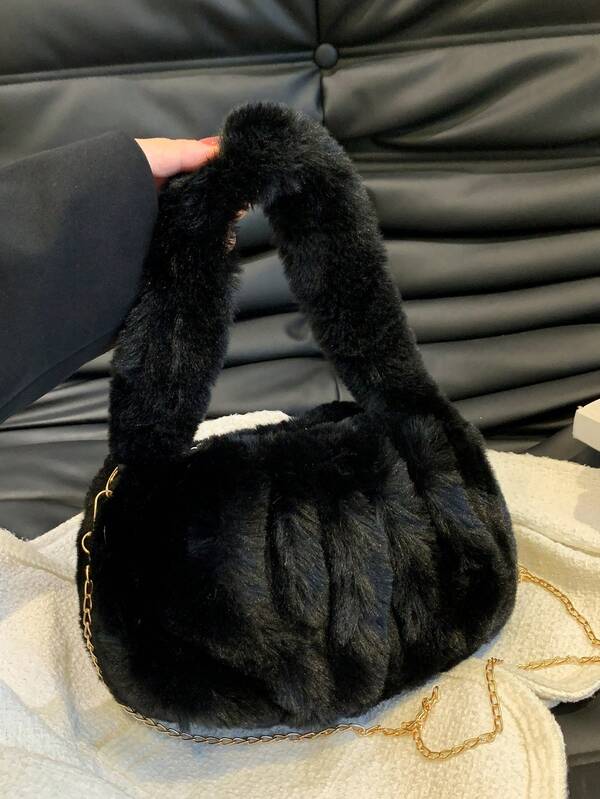 حقيبة يد منفوشة مطوية قطعة واحدة للنساء، حقيبة كاجوال للتنقل والسفر والتسوق، مناسبة كهدية للأم، مناسبة للخريف/الشتاء