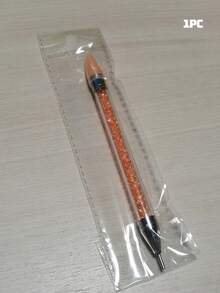 1 Set Rhinestone Picker Tool, Includes Rhinestones, Acrylic Tube Rhinestone Applicator, 3 Wax Heads Sold Separately, Double-Ended DIY Nail Art Tool (OPP Bag Packaging) - Multicolor - View 15