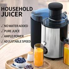 aisenle 1pc EU Plug Juicer, Electric Juicer, Household Large Mouth Multi-Function Juicer, Pulp Separation Juicer, Fruit Processor, Watermelon Blender, Juice Blender, Juice Mixer, Juice Crusher, Juicer - EU C Type Plug(220-240V) - View 3