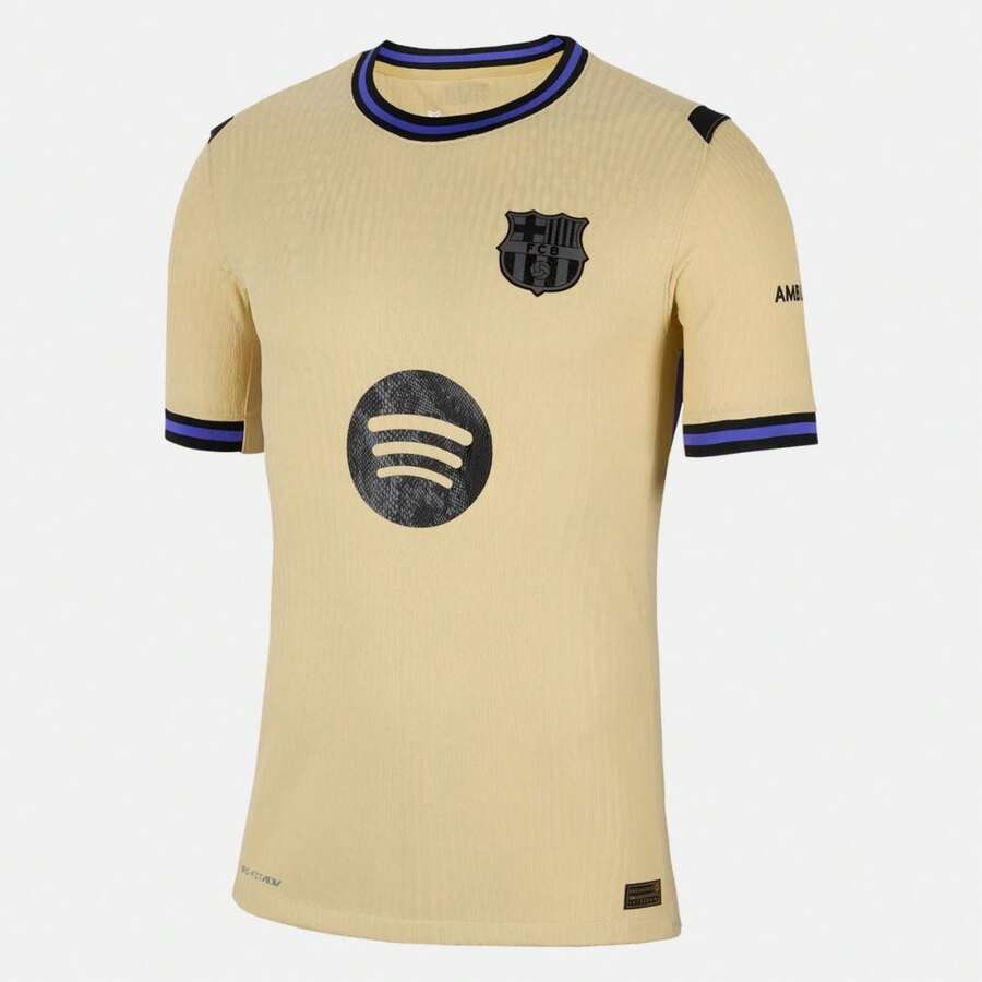 Jersey Futbol Internacional Barcelona Beige Visita Temporada 2025-2026 - Beis - Ver 1