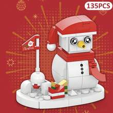 Christmas Santa Claus, Christmas Tree, Train, Snowman Micro Particles Building Blocks, Creative Gift, Reindeer Assembled Blocks - Educational ABS Toy Box Packaging, Best Holiday Gift Room Decoration Christmas,Ornaments Christmas,Adult Building Blocks,Little Houses,Gifts,Christmas Train Set,Christmas,Building Blocks,Christmas Decorations