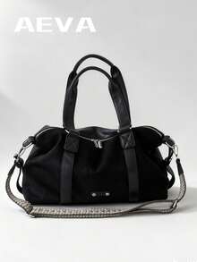 Bolso de hombro de gran capacidad y moda para mujeres, bolso de mano elegante con amplio espacio, bolso de hombro/cruzado personalizado, correa bohemia, adecuado para uso diario, universidad, salidas, compras, regalos, viajes, transporte, distintivo bolso de trabajo para mujeres, nuevo bolso tote para mujeres