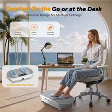 MERACH Máquina de ejercicios con placa vibratoria, equipo de entrenamiento de Body completo para mujeres, con Bluetooth y pedal de silicona, placa vibratoria con modo automático, plataforma de fitness vibratoria para el hogar - Tipo de Enchufe A USA (110-127V) - Ver 6