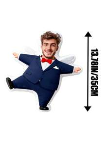 Customized Funny Action Pillow, Humorous Couple Photo Pillow, Personalized Photo Pillow, Unique And Interesting Family Gift, Christmas Gift, Valentine's Day Gift, Men's Gift, Anniversary Gift - Angel - View 21