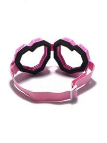 نظارة تزلج كبيرة الحجم بشكل قلب، نظارة تزلج كاجوال شخصية من طراز Y2K، مناسبة لرياضة التزلج والملابس الخريفية والشتوية