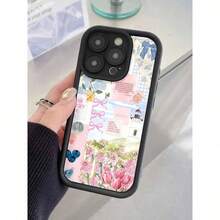 Custodia per telefono con motivo floreale a fiocco in stile preppy, compatibile cone 17/17pro/17promax/16/15/14/13/12/11/ProMax/Pro/Plus/XSMax/XS/X, compatibile con S22/S23/S24/S25/Plus/FE/Ultra, custodia estiva unica di moda per donne, design antiurto e anti-caduta, protezione TPU morbida, cover protettiva per uomo, donna, ragazza, regalo di amicizia, accessorio estetico per protezione del telefono