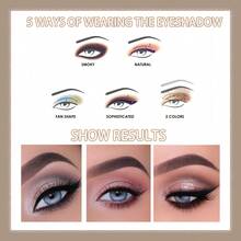 beauty glazed Thỏi phấn mắt chống thấm nước, hiệu ứng trang điểm lấp lánh ngọc trai, lâu trôi và không lem, không vón cục, lên màu chuẩn, kèm cọ tán. - #05 - Xem 9