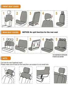 Car Seat Cover Universal Protective Cover, Scratch Resistant, Oil Resistant, Wear-Resistant, Dustproof, Waterproof Cloth, Repair Seat Cushion, Auto Repair Seat Cover