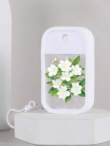 Spray Bottle, 1/2pcs Summer Moisturizing Water Cosmetic Bottle, Pink Flower Print, Ocean Turtle Print Pattern Perfume Spray Bottle, With Hook And Anti-Fall Silicone Protective Cover, Can Be Given To Family Or Friends For Birthday Gifts, Holiday Gifts, Suitable For Travel Portable 50ml - Multicolor - View 8