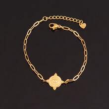 1 件不锈钢邪眼手链女式时尚蓝色邪眼串饰链式手链女式珠宝礼物 - 手鍊. - 查看 14