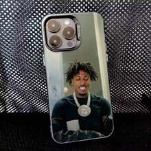 YoungBoy Never Broke Again Phone Case For IPhone 16,15,14,13,12,11,8,7,Pro,Max,Plus,Mini,XS,SE Anti Fall Black Matte Hard2025.1.Halloween Accessories. - z6 - Xem 3