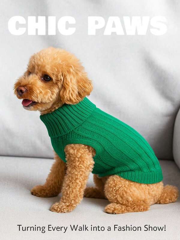 holdhoney Herbst- und Winterwarmer Pullover einfarbig, einfaches retro verdrehtes Blumen Rollkragen Hundepullover für große Hunde mit goldenem Fell. Herbst- und Winterpopuläres Weihnachts-Teddy-Haustierkleidungs-Set für Hunde und Katzen von Bibi Bomei. Mehrfarbiger Zopfstrick Eichhörnchen-Pullover, warme Winterweihnachts-Hundekleidung, gemütlicher Pullover für kleine Hunderassen, süßes Feiertags-Outfit für Welpen