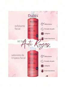 Kit Skin Care Facial Anti-Rugas com 4 itens - Rhenuks - Multicolorido - Visão 2