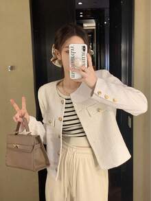 Women Jackets - White - View 5